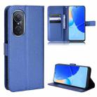 For Honor 50 SE / Huawei nova 9 SE Diamond Texture Leather Phone Case(Blue) - 1