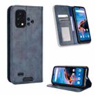 For Umidigi Bison X10G / X10G NFC Magnetic Buckle Retro Texture Leather Phone Case(Blue) - 1