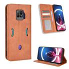 For ZTE nubia Red Magic 7 Pro Magnetic Buckle Retro Texture Leather Phone Case(Brown) - 1