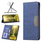 For Sony Xperia 1 III Magnetic Splicing Leather Phone Case(Blue) - 1