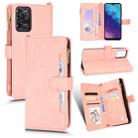 For ZTE Blade V30 Vita / V2022 Litchi Texture Zipper Leather Phone Case(Pink) - 1