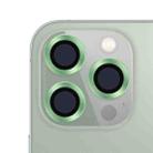 For iPhone 13 Pro / 13 Pro Max CD Texture Metal Lens Tempered Film (Grass Green) - 1