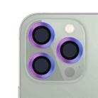 For iPhone 13 Pro / 13 Pro Max CD Texture Metal Lens Tempered Film (Colorful) - 1