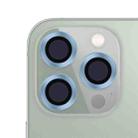 For iPhone 13 Pro / 13 Pro Max CD Texture Metal Lens Tempered Film (Sierra Blue) - 1