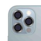 For iPhone 12 Pro CD Texture Metal Lens Tempered Film(Space Grey) - 1