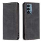 For OnePlus Nord N200 5G Magnetic RFID Blocking Anti-Theft Leather Phone Case(Black) - 1