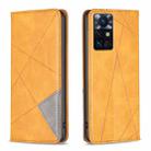 For Infinix Zero X Neo Prismatic Invisible Magnetic Leather Phone Case(Yellow) - 1