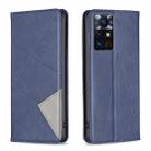 For Infinix Zero X Neo Prismatic Invisible Magnetic Leather Phone Case(Blue) - 1