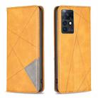 For Infinix Zero X / X Pro Prismatic Invisible Magnetic Leather Phone Case(Yellow) - 1