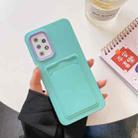 For Samsung Galaxy A72 5G / 4G Double Color Card Slot Phone Case(Light Blue) - 1