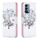 For OnePlus Nord N200 5G Drawing Pattern Leather Phone Case(Tree) - 1