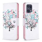 For OPPO Find X5 Pro Drawing Pattern Leather Phone Case(Tree) - 1