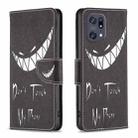 For OPPO Find X5 Pro Drawing Pattern Leather Phone Case(Smirk) - 1