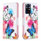 For Infinix Zero X Neo Drawing Pattern Leather Phone Case(Butterflies) - 1