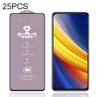 25 PCS 9H HD Alumina Tempered Glass Film For Xiaomi Poco X3 Pro - 1