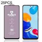 25 PCS 9H HD Alumina Tempered Glass Film For Xiaomi Redmi Note 11 4G Global 6.43 inch / Note 11S - 1