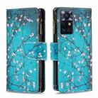 For Infinix Zero X Neo Colored Drawing Pattern Zipper Horizontal Flip Phone Leather Case(Plum Blossom) - 1