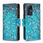 For Infinix Zero X / X Pro Colored Drawing Pattern Zipper Horizontal Flip Phone Leather Case(Plum Blossom) - 1