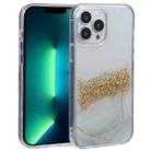 For iPhone 13 Pro Max DFANS DESIGN Dual-color Starlight Shining Phone Case (White) - 1