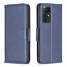 For Infinix Zero X / X Pro Lambskin Texture Leather Phone Case(Blue) - 1