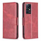 For Infinix Zero X / X Pro Lambskin Texture Leather Phone Case(Red) - 1