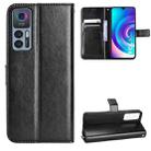 For TCL 30 5G / 30+ Retro Crazy Horse Texture Leather Phone Case(Black) - 1