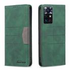 For Infinix Zero X Neo Magnetic Splicing Leather Phone Case(Green) - 1