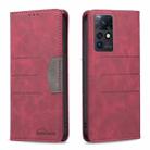 For Infinix Zero X / X Pro Magnetic Splicing Leather Phone Case(Red) - 1