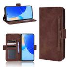 For Honor 50 SE / Huawei nova 9 SE Skin Feel Calf Texture Card Slots Leather Phone Case(Brown) - 1