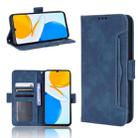 For Honor X7 Skin Feel Calf Texture Card Slots Leather Phone Case(Blue) - 1