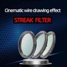 JSR Starlight Drawing Camera Lens Filter, Size:62mm(Streak Blue) - 4