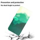 For Sony Xperia Ace III Watercolor Pattern Flip Leather Phone Case(Cyan Green) - 4
