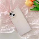 For iPhone 13 Pro Laser Pearlescent Glitter Phone Case (Milk Tea Color) - 1