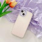 For iPhone 13 Laser Pearlescent Glitter Phone Case(Purple) - 1