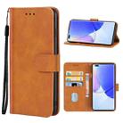 For Huawei nova 9 Pro / Honor 50 Pro Leather Phone Case(Brown) - 1