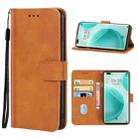 For Huawei nova 8 Pro Leather Phone Case(Brown) - 1