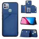 For Infinix Hot 10i / Smart 5 Pro Skin Feel PU + TPU + PC Phone Case(Blue) - 1