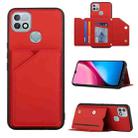 For Infinix Hot 10i / Smart 5 Pro Skin Feel PU + TPU + PC Phone Case(Red) - 1