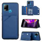 For Infinix Hot 10S / 10T / 10S NFC Skin Feel PU + TPU + PC Phone Case(Blue) - 1