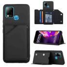 For Infinix Hot 10S / 10T / 10S NFC Skin Feel PU + TPU + PC Phone Case(Black) - 1