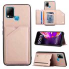 For Infinix Hot 10S / 10T / 10S NFC Skin Feel PU + TPU + PC Phone Case(Rose Gold) - 1