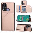 For Infinix Hot 11S Skin Feel PU + TPU + PC Phone Case(Rose Gold) - 1