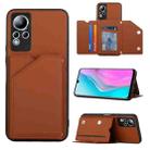 For Infinix Note 11 Skin Feel PU + TPU + PC Phone Case(Brown) - 1