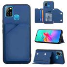 For Infinix Smart 5 / Hot 10 Lite Skin Feel PU + TPU + PC Phone Case(Blue) - 1