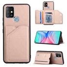 For Infinix Hot 10 Skin Feel PU + TPU + PC Phone Case(Rose Gold) - 1