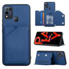 For Infinix Hot 10 Play / 11 Play Skin Feel PU + TPU + PC Phone Case(Blue) - 1