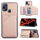 For Infinix Hot 10 Play / 11 Play Skin Feel PU + TPU + PC Phone Case(Rose Gold) - 1