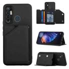 For Tecno Camon 17 Skin Feel PU + TPU + PC Phone Case(Black) - 1