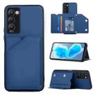For Tecno Camon 18 Skin Feel PU + TPU + PC Phone Case(Blue) - 1