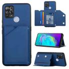 For Tecno Pova Skin Feel PU + TPU + PC Phone Case(Blue) - 1